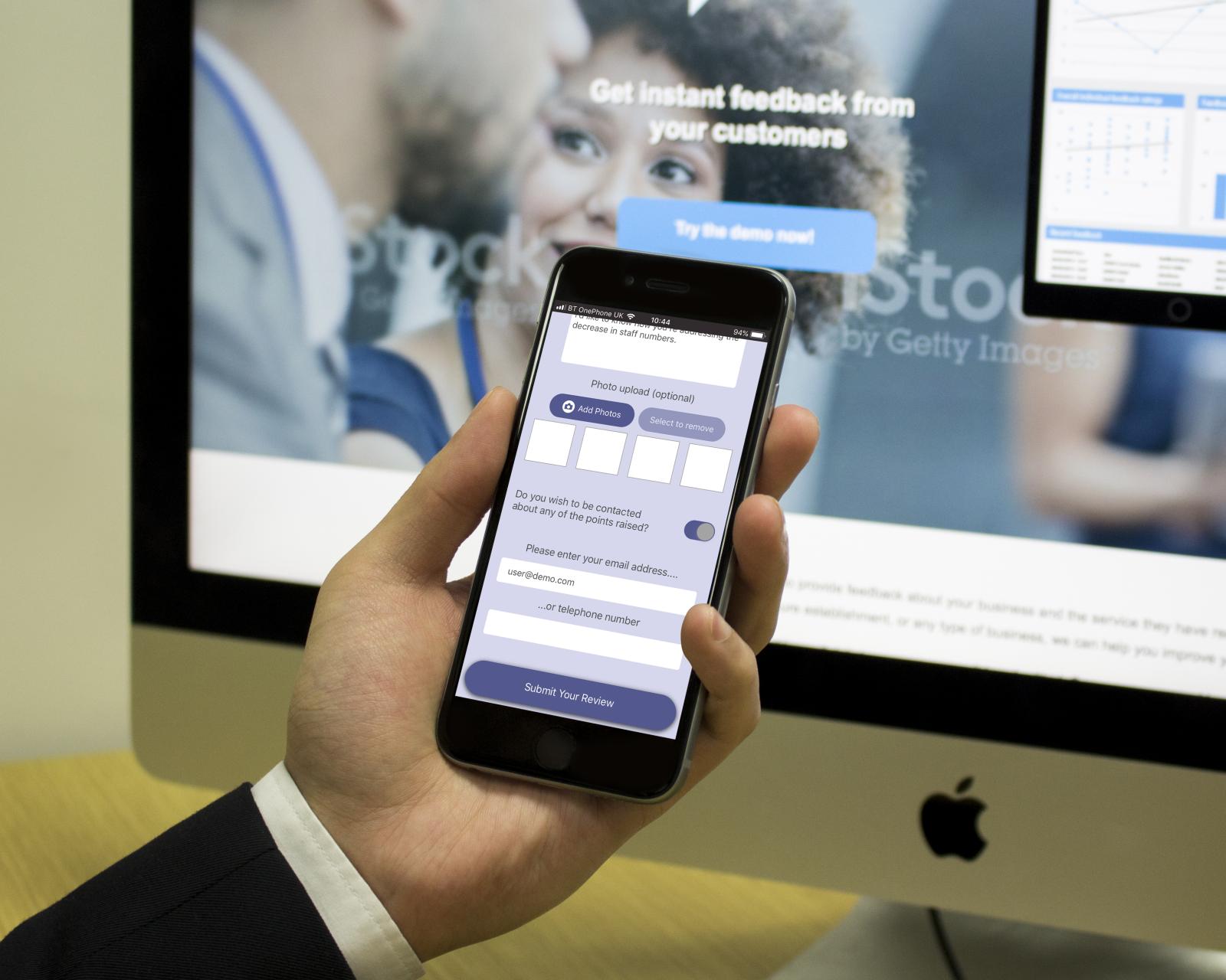 Users are given a choice to request a response